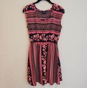 Rue 21 Pink Highlight Slip On Dress, Medium